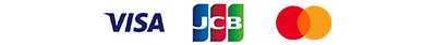 VISA, JCB, Mastercard