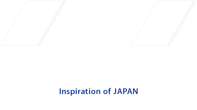 Sparkling + Caring + Japan Quality = Inspiration of JAPAN