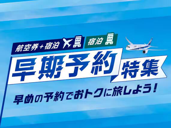 航空券+ホテル、ホテルのみ：約2か月後の予約をしたい方向け