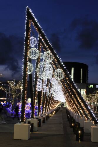 函館駅前広場イルミネーション