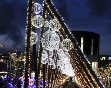 函館駅前広場イルミネーション