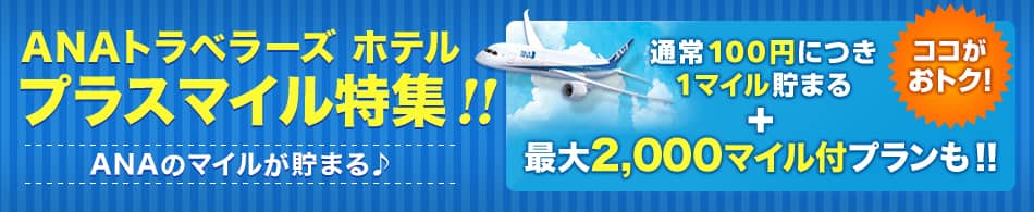 ANAトラベラーズ ホテル プラスマイル特集
