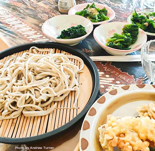 そば打ち・そば昼食