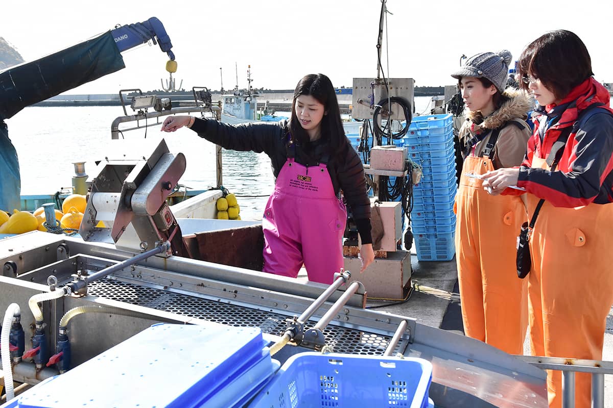 (写真) 豊浦漁港 体験ツアー「あなたの知らないホタテの世界」 3
