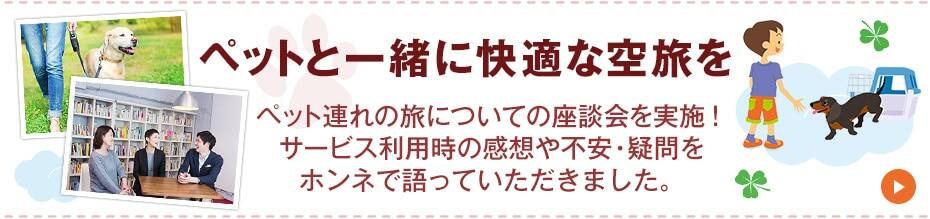 ペットと一緒に快適な空旅イメージ