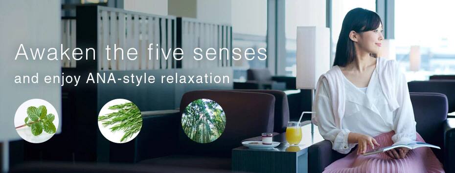 Awaken the five senses and enjoy ANA-style relaxation