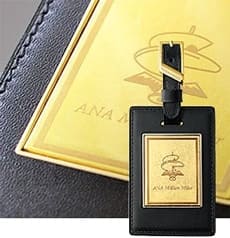 累計100万ライフタイムマイルを貯めた方の記念盾