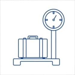 手荷物のイラスト