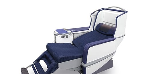 ボーイング767-300ERのシートイメージ